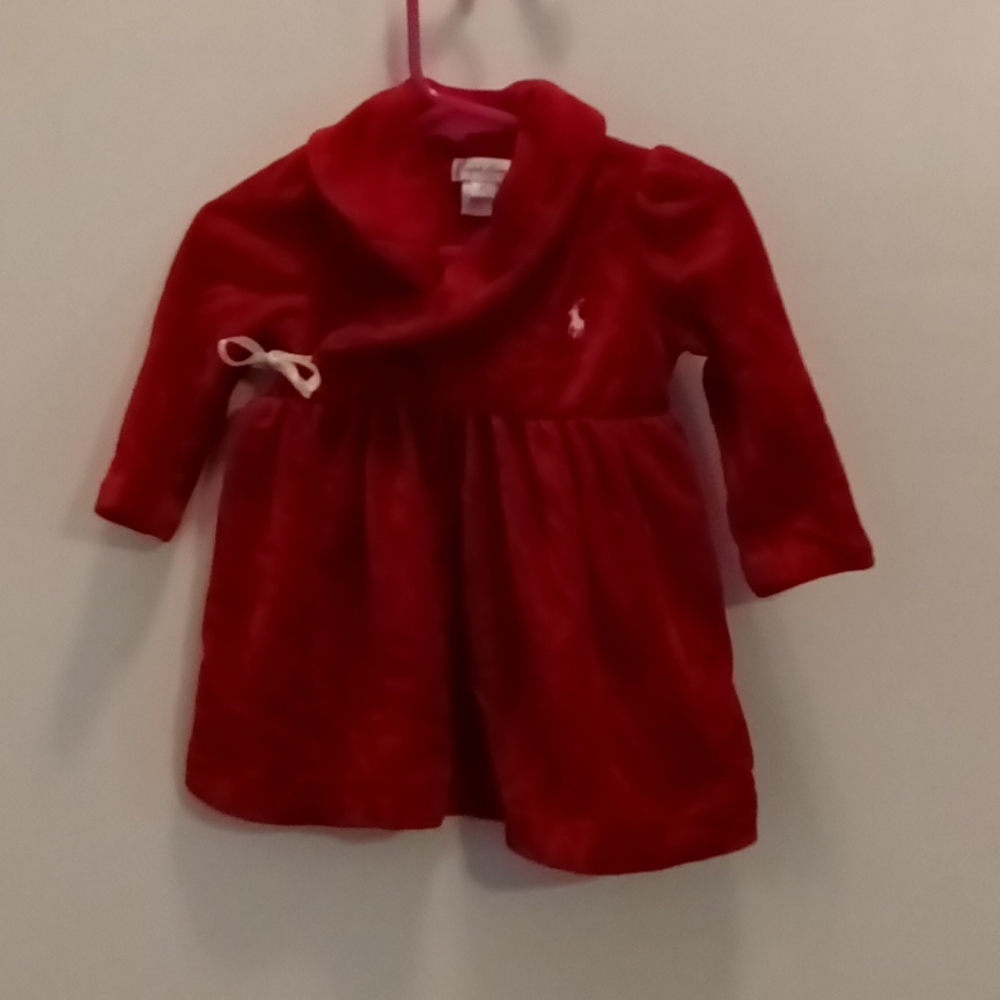 "Ralph Lauren" Red Dress